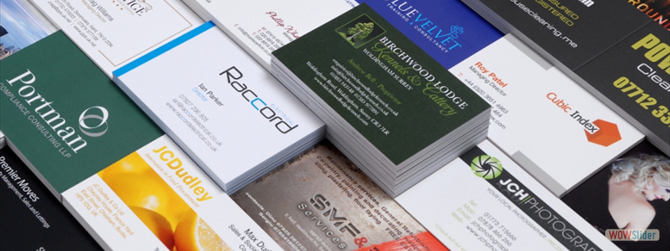 BUSINESS CARDS, POSTERS AND CALENDERS